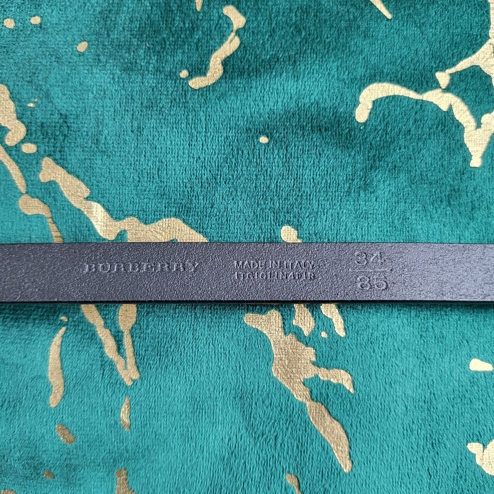 Burberry DarkLeather Belt - Picture 4 of 7